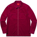 Supreme Velvet Zip Up Shirt (SS18)