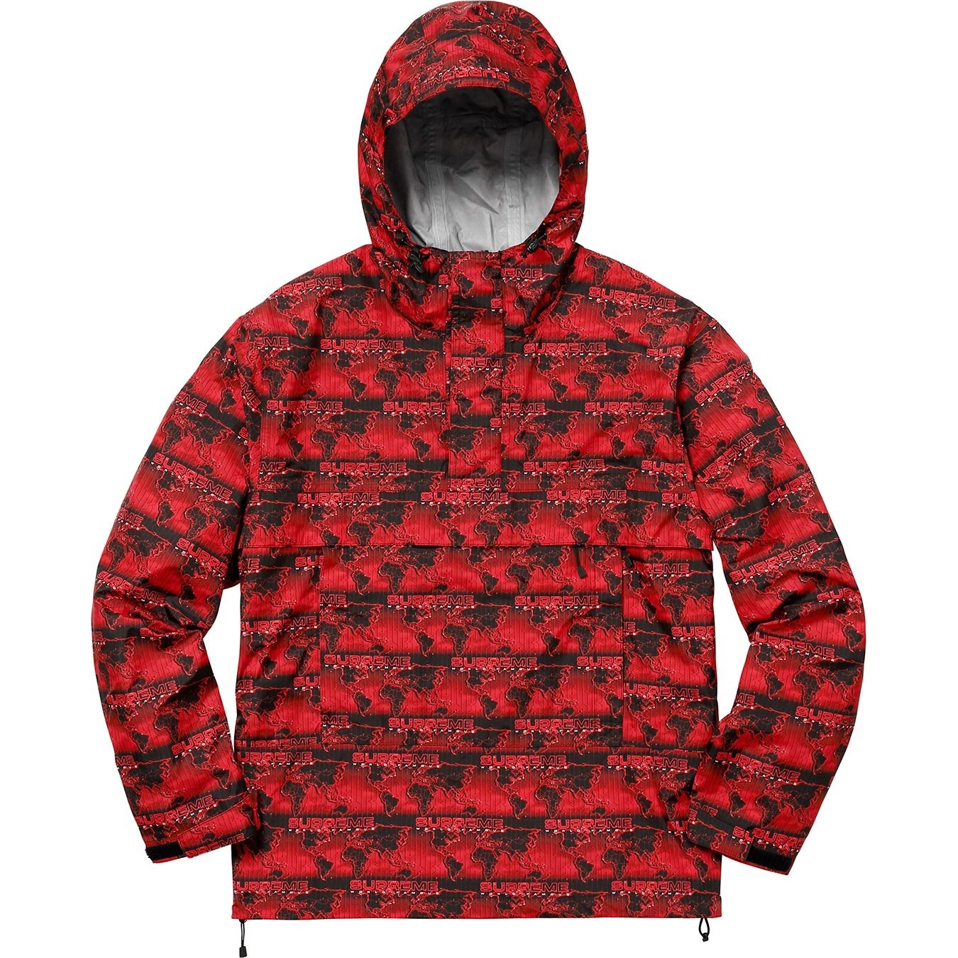 Supreme World Famous Taped Seam Hooded Pullover (SS18) - $328