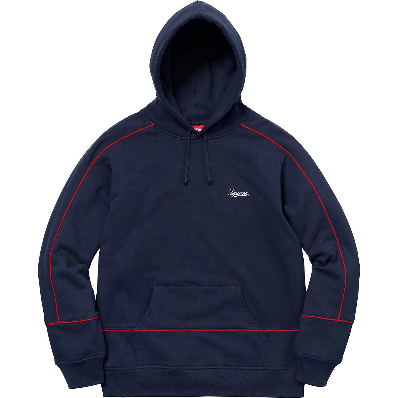 Supreme Piping Hooded Sweatshirt (SS18) - $148