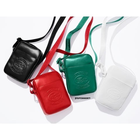 LACOSTE　SUPREME 　ボディバック 18SS Supreme LACOSTE Waist Bag ウエストバッグ (Supreme/バッグ