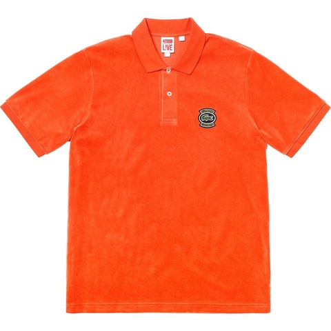 Supreme®/LACOSTE Velour Polo - spring/summer 2018 - Supreme