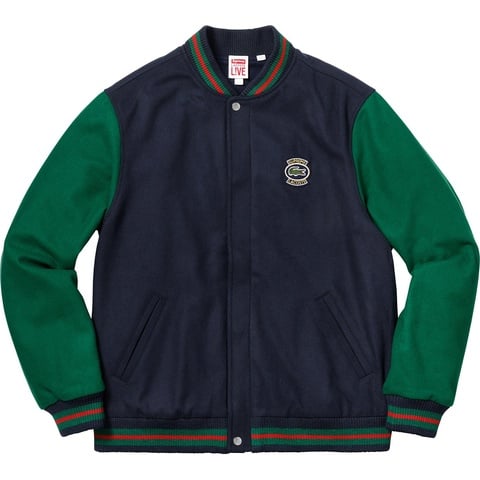 Supreme®/LACOSTE Wool Varsity Jacket - Supreme