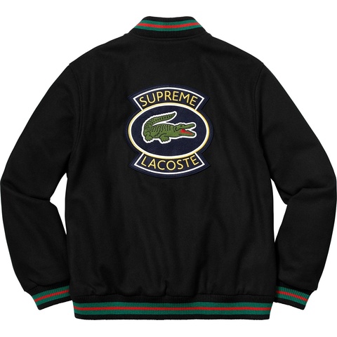 Supreme®/LACOSTE Wool Varsity Jacket - Supreme