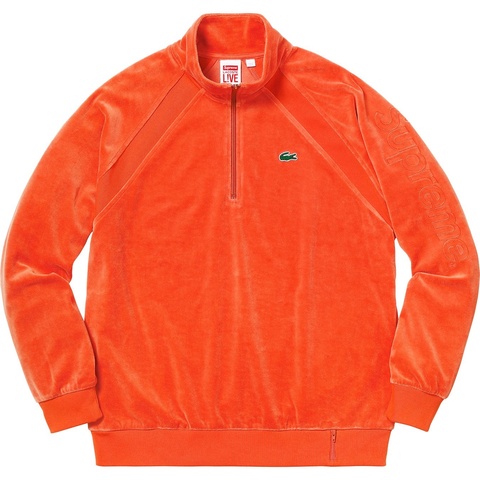 Supreme Supreme®/LACOSTE Velour Half-Zip Track Top - Colorway