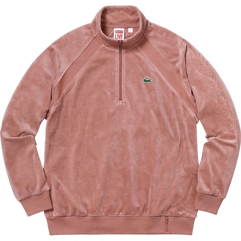 Supreme Supreme®/LACOSTE Velour Half-Zip Track Top - Colorway