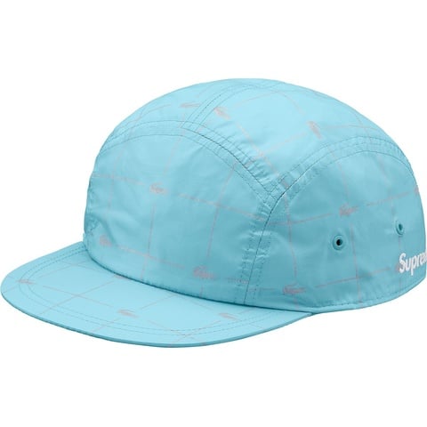 Supreme Supreme®/LACOSTE Reflective Grid Nylon Camp Cap - Colorway