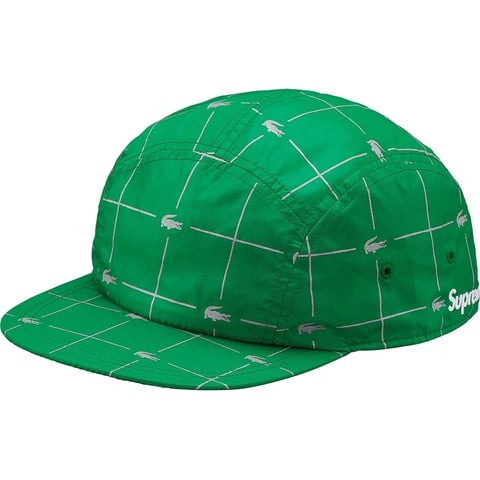 Supreme®/LACOSTE Reflective Grid Nylon Camp Cap - Supreme