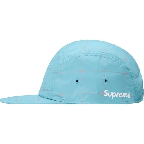 Supreme Supreme®/LACOSTE Reflective Grid Nylon Camp Cap - Colorway