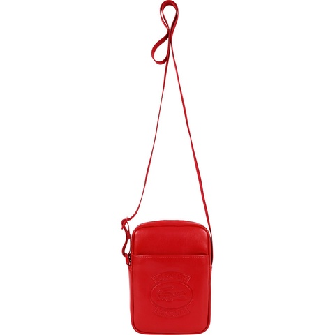 supreme ラコステショルダーバッグ SUPREME x LACOSTE Shoulder Bag Vertical Camera W/ Strap RED NWT