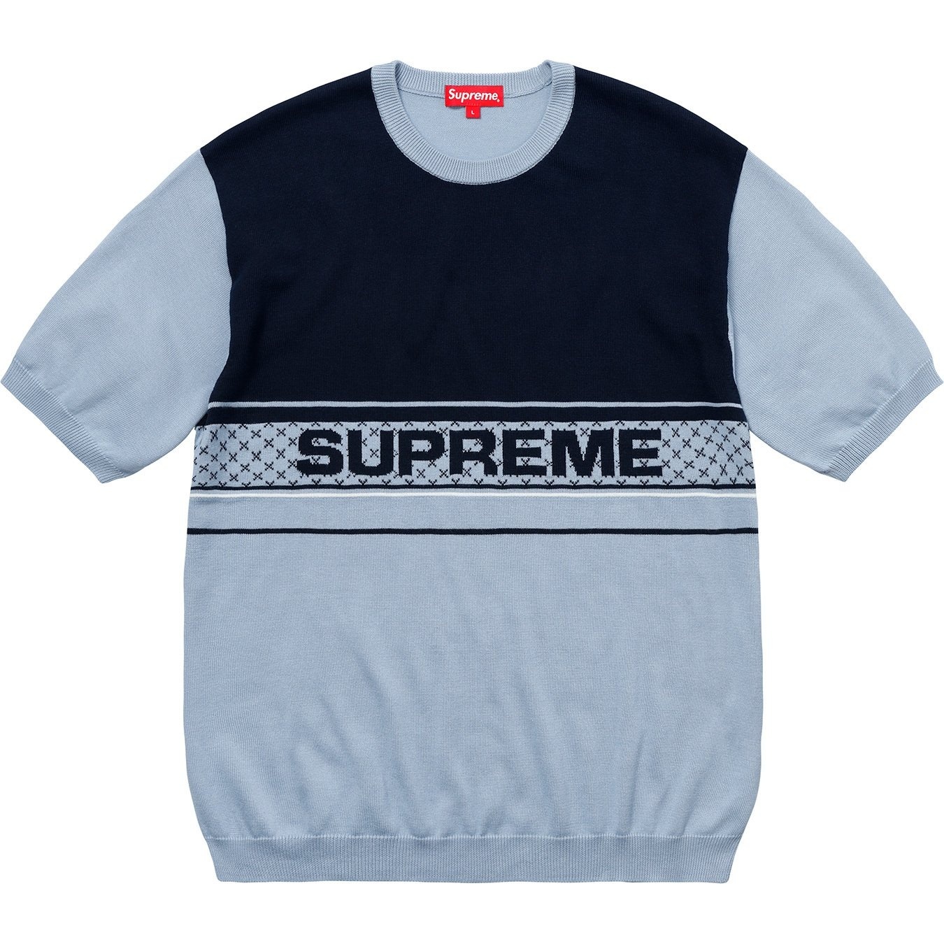 Supreme Chest Logo S S Knit Top (SS18) - $118