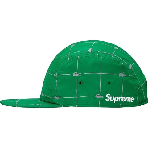 Supreme®/LACOSTE Reflective Grid Nylon Camp Cap - Supreme
