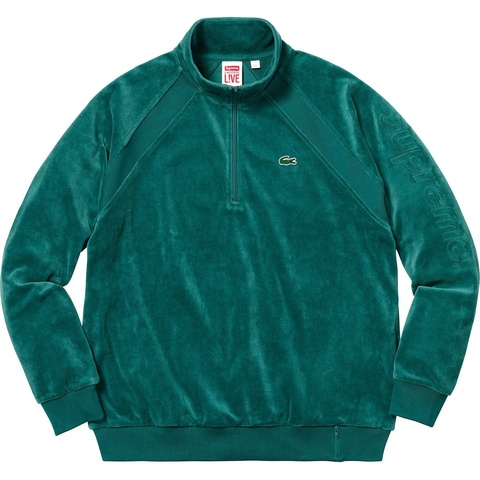 Supreme Supreme®/LACOSTE Velour Half-Zip Track Top - Colorway