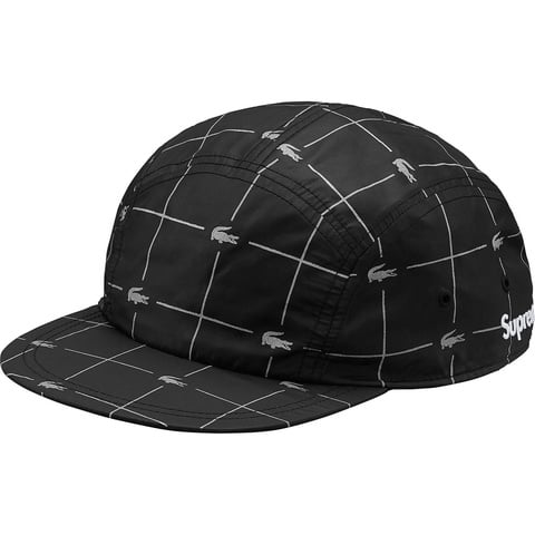 Supreme Supreme®/LACOSTE Reflective Grid Nylon Camp Cap - Colorway