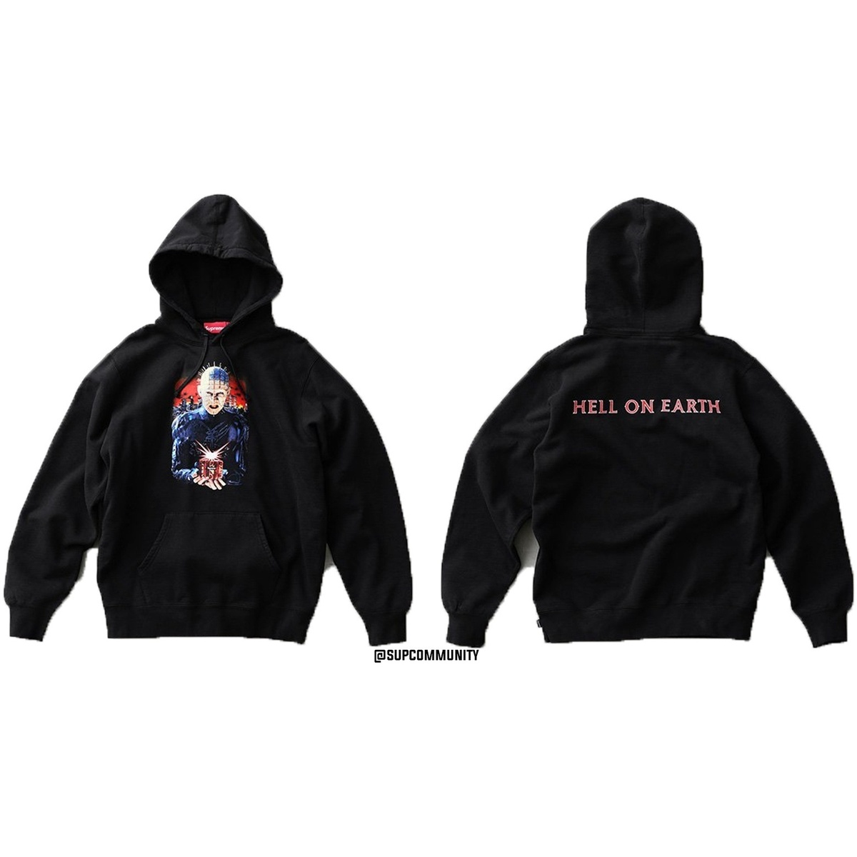 Supreme/Hellraiser Hell on Earth Hooded Sweatshirt - Supreme