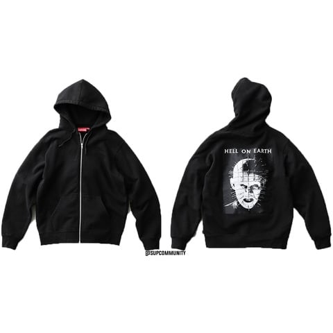 Supreme Supreme/Hellraiser Pinhead Zip Up Hooded Sweatshirt - Colorway