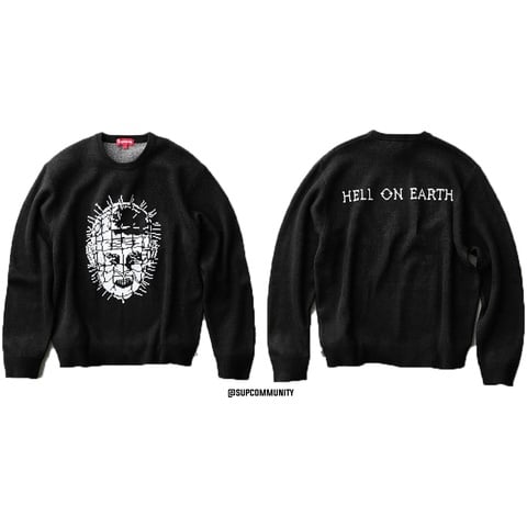 トップス Supreme 18SS Hellraiser Sweater Supreme/Hellraiser Sweater - spring/summer 2018 - Supreme