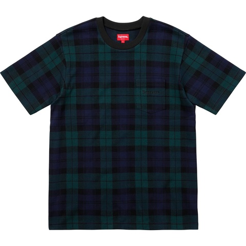Supreme Jacquard Tartan Plaid Pocket Tee - Colorway