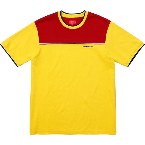 Supreme Contrast Yoke Pique Top - Colorway