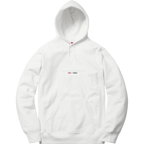 Embossed Logo Hooded Sweatshirt - Supreme