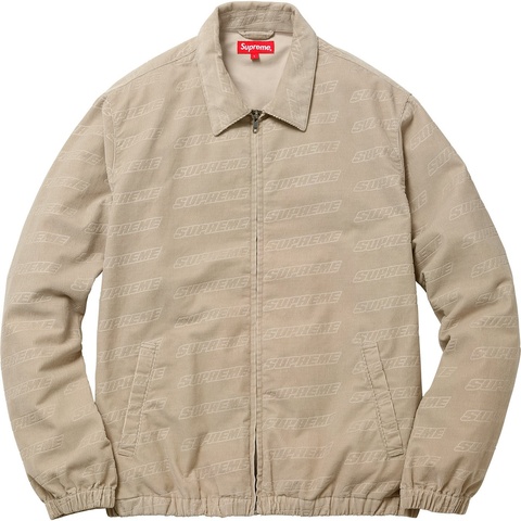 Debossed Logo Corduroy Jacket - spring/summer 2018 - Supreme