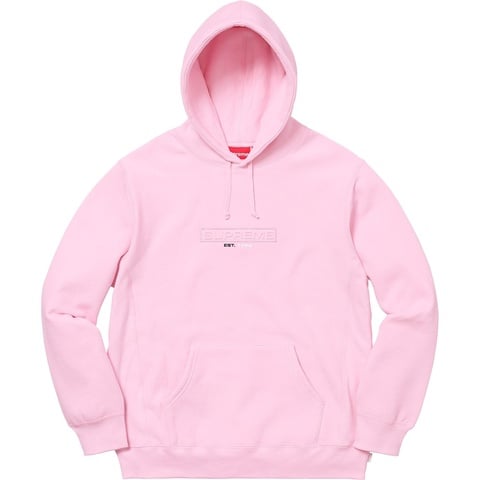 Embossed Logo Hooded Sweatshirt - Supreme