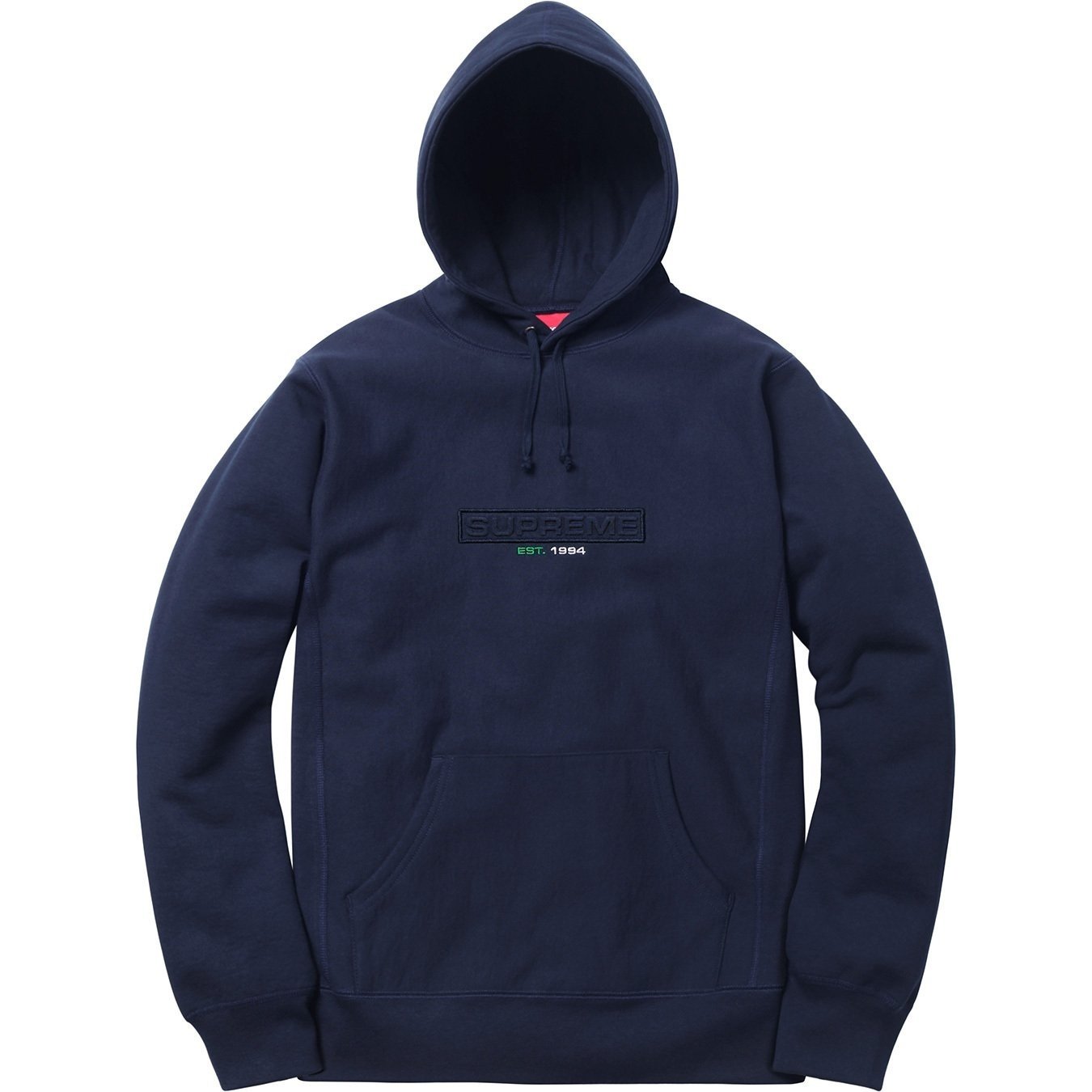 Supreme Embossed Logo Hooded Sweatshirt (SS18) - $158
