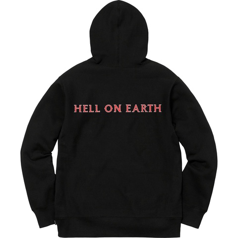 Supremeヘルレイザー Hell on Earth Hoodie sizeS Supreme Hellraiser Hell on Earth Hooded Sweatshirt (SS18) Black
