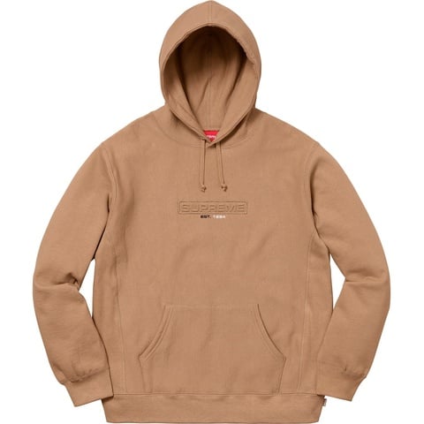 Embossed Logo Hooded Sweatshirt - Supreme
