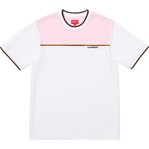 Supreme Contrast Yoke Pique Top - Colorway