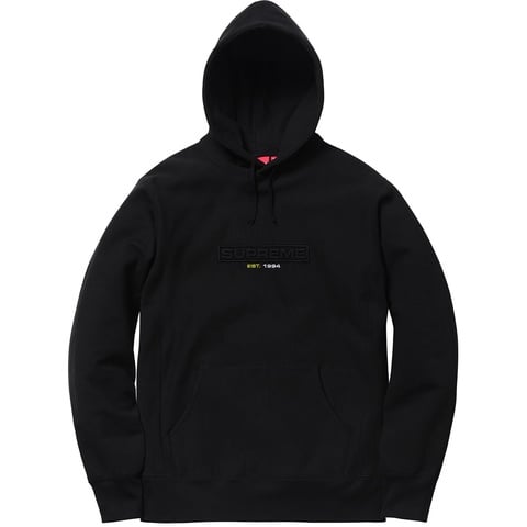 Embossed Logo Hooded Sweatshirt - Supreme Embossed Logo Hooded Sweatshirt - Supreme