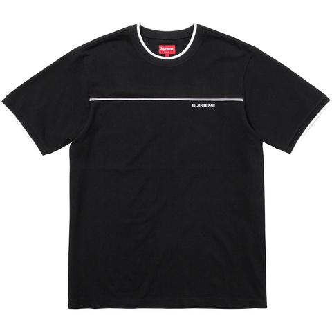 Supreme Contrast Yoke Pique Top - Colorway