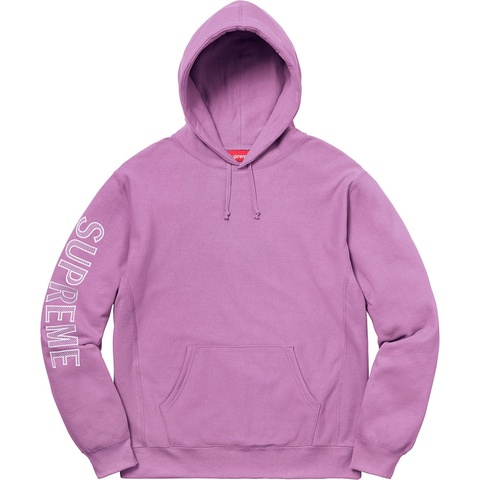 Supreme Sleeve Embroidery Hooded Sweatshirt - Colorway