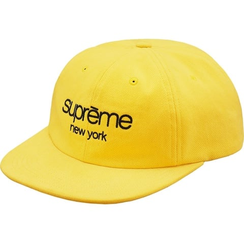 Yellow Soros 　supremeキャップ 6-Panel Classic Logo 6-Panel - spring/summer 2018 - Supreme
