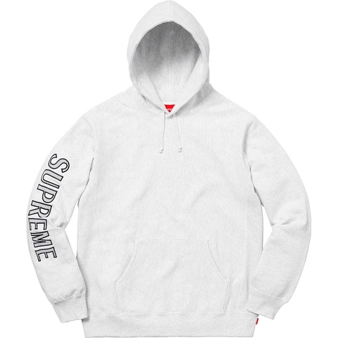 Supreme Sleeve Embroidery Hooded Sweatshirt - Colorway