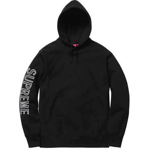 Supreme Sleeve Embroidery Hooded Sweatshirt - Colorway