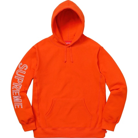 Supreme Sleeve Embroidery Hooded Sweatshirt - Colorway