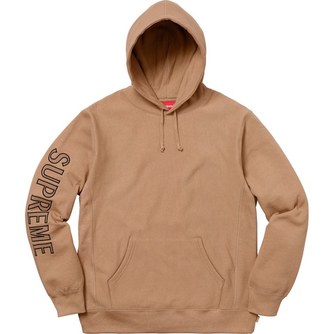Supreme Sleeve Embroidery Hooded Sweatshirt - Colorway