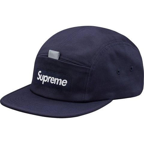 Reflective Tab Pocket Camp Cap - Supreme