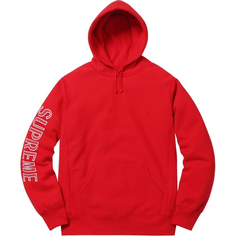 Supreme Sleeve Embroidery Hooded Sweatshirt - Colorway