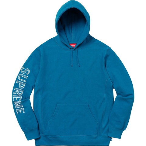 Supreme Sleeve Embroidery Hooded Sweatshirt - Colorway