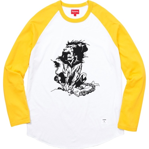 Supreme Lion Raglan Baseball Top - Colorway