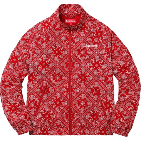 Supreme Bandana Track Jacket pants セット Bandana Track Jacket - spring/summer 2018 - Supreme