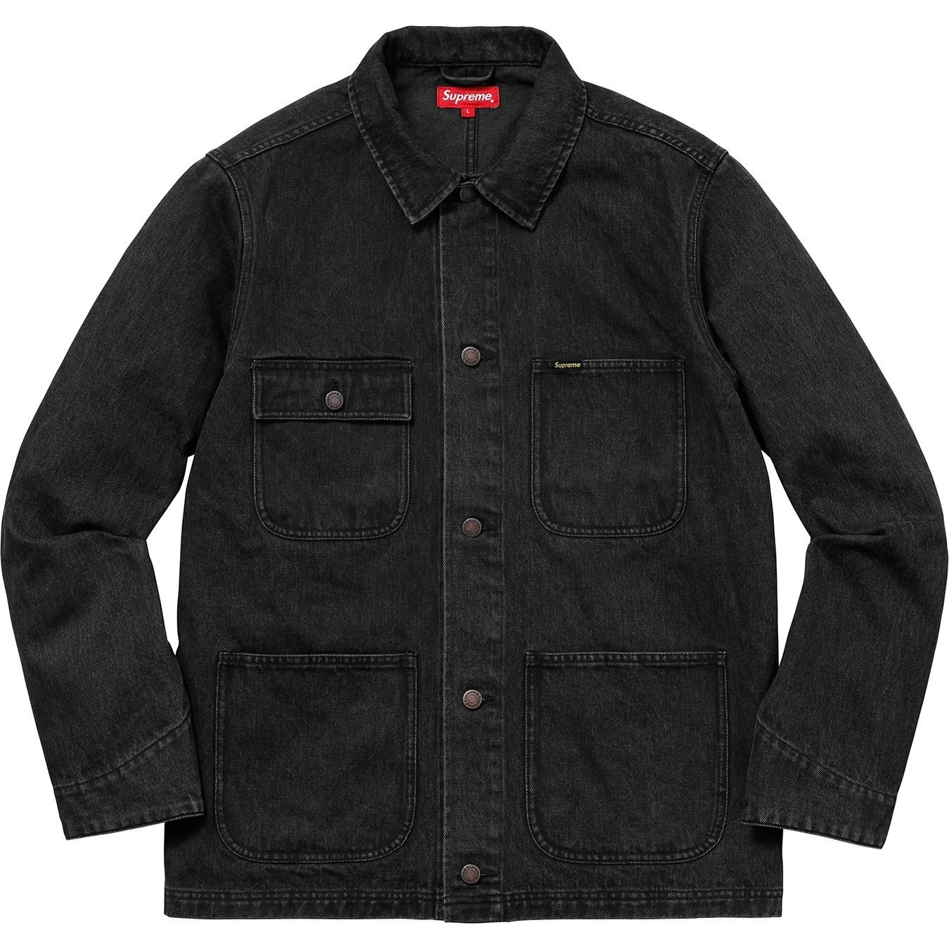 Supreme NY Tapestry Denim Chore Coat (SS18) - $188