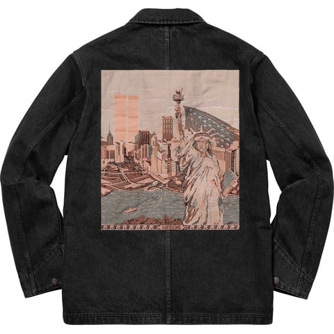 ジャケット・アウター Supreme NY Tapestry Denim Chore Coat NY Tapestry Denim Chore Coat - spring/summer 2018 - Supreme