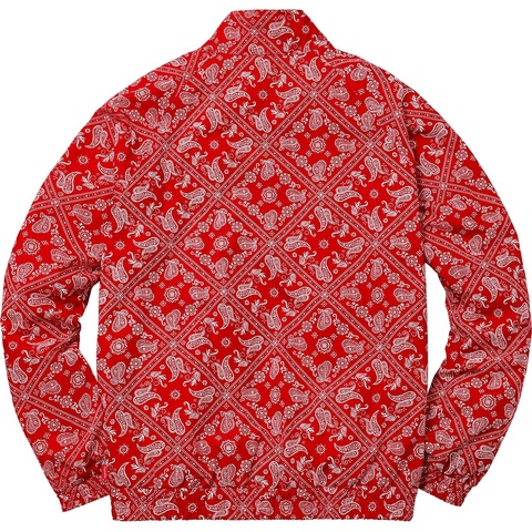 希少Supreme Bandana Track Jacket Redセットアップ Bandana Track Jacket - spring/summer 2018 - Supreme