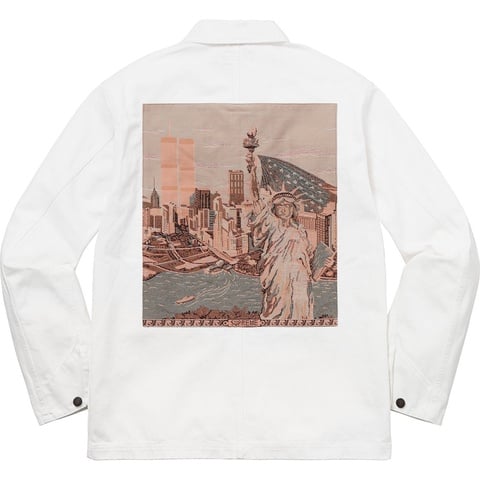 NY Tapestry Denim Chore Coat - spring/summer 2018 - Supreme