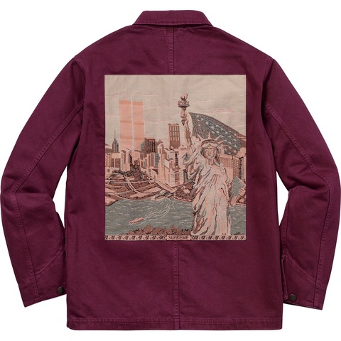 ジャケット・アウター Supreme NY Tapestry Denim Chore Coat NY Tapestry Denim Chore Coat - spring/summer 2018 - Supreme