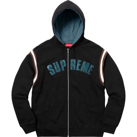 Supreme Jet Sleeve Zip Up Hooded Sweatshirt - Colorway