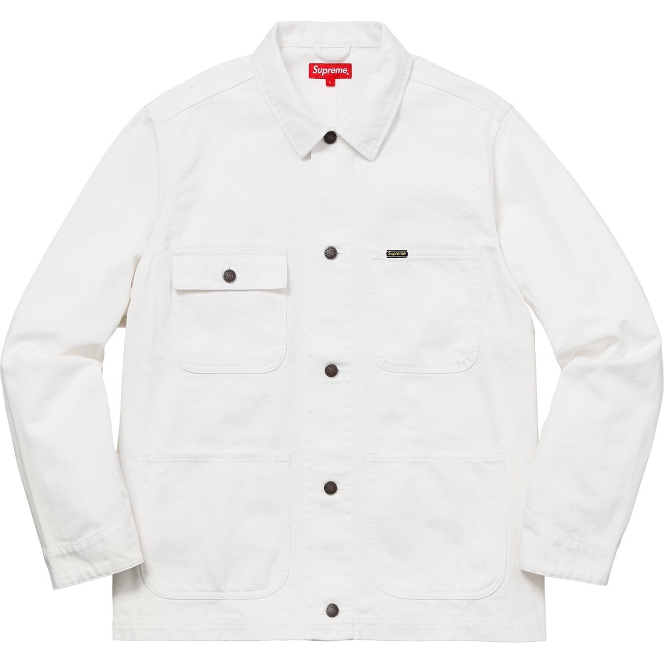 Supreme NY Tapestry Denim Chore Coat (SS18) - $188