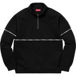 Supreme Logo Piping Half Zip Sweatshirt (SS18)